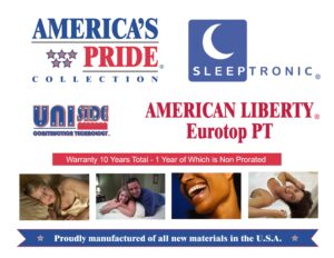 Sleeptronic American Liberty Eurotop Mattress