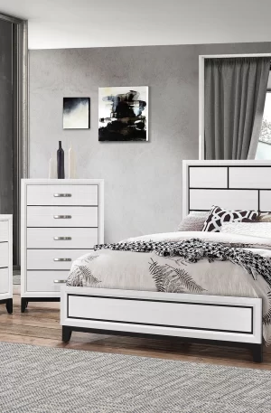 PFC Queen Akerson 6 Piece Bedroom Set With 2 Nighstands