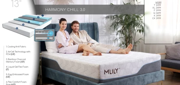 MLILY Harmony Chill 3.0 Memory Foam Mattress