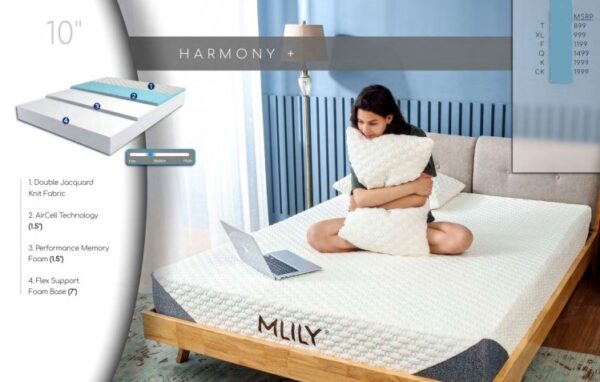 MLILY Queen Harmony Plus 10 inch mattress