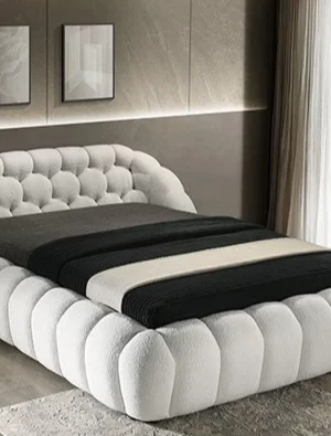 Queen Furniture Of America Newquay White Platform Bed